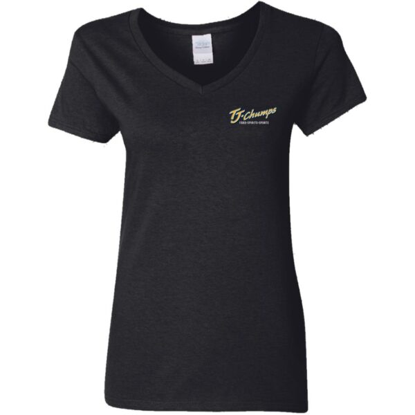 Vacation From Indoor Dining - G500VL Ladies' 5.3 oz. V-Neck T-Shirt