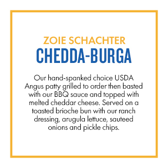 Zoie's Chedda-burga